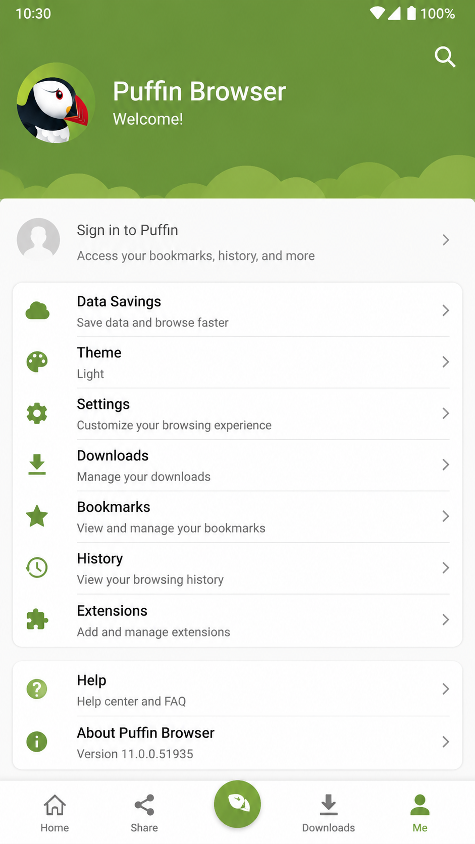 Puffin Browser screenshot 3