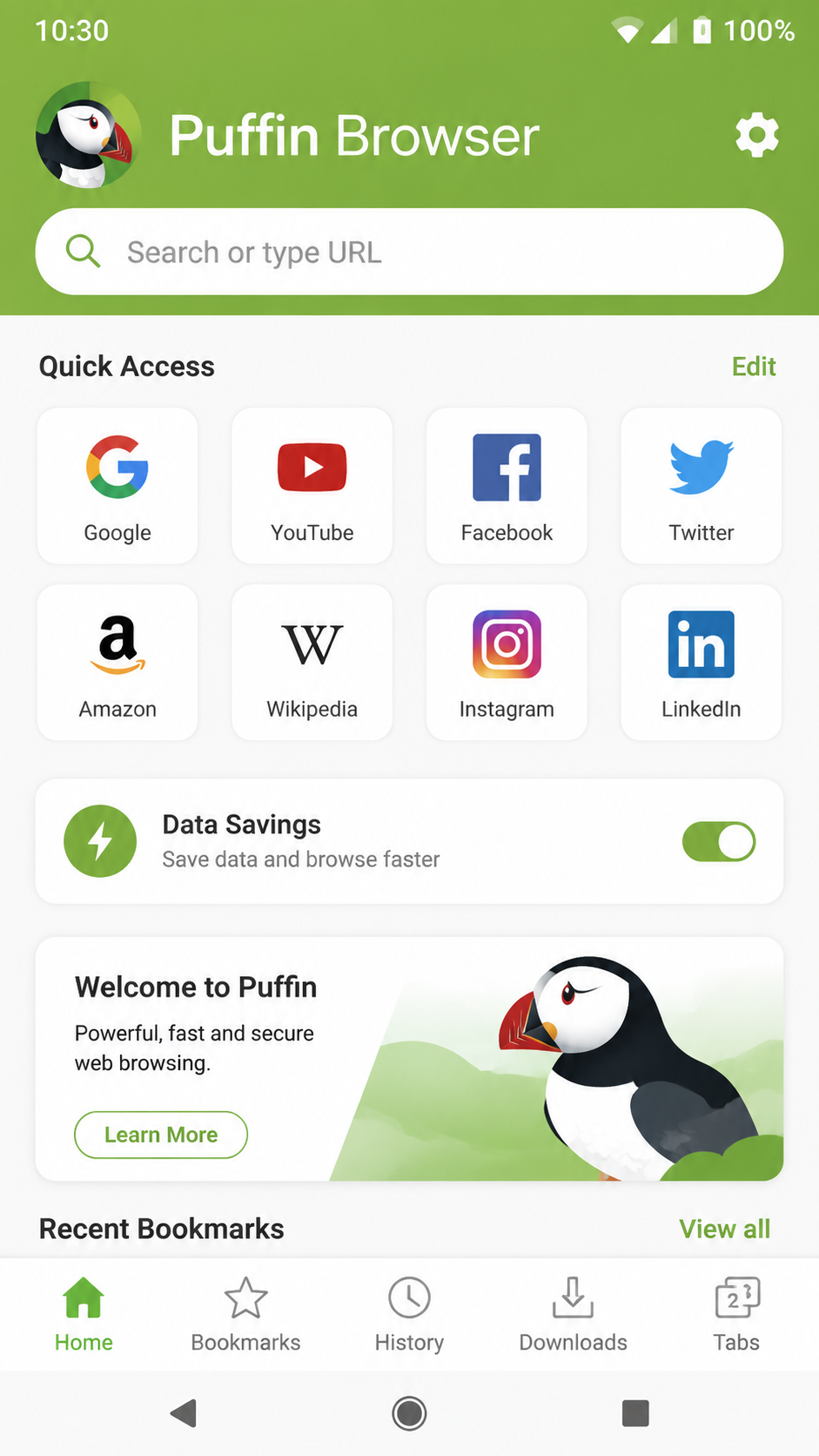 Puffin Browser screenshot 1