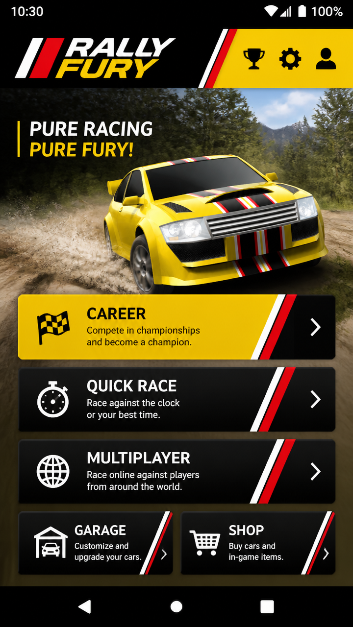 Rally Fury screenshot 1