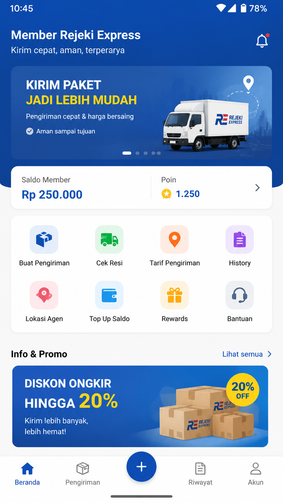 Member Rejeki Express screenshot 1