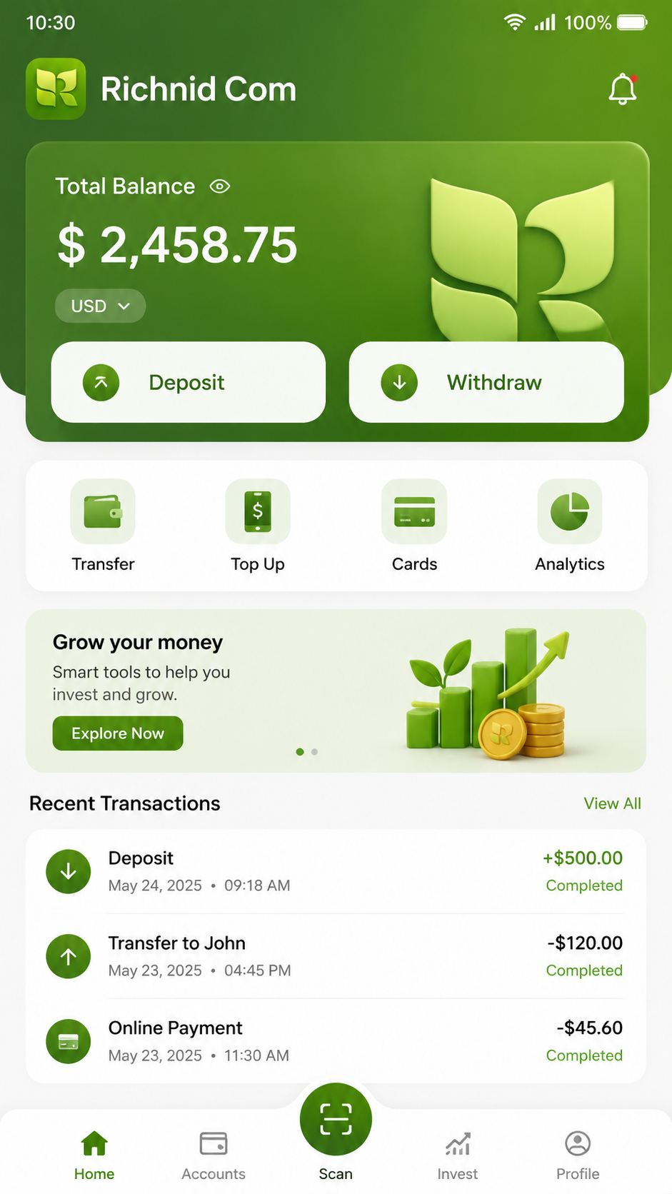 Richnid Com screenshot 1