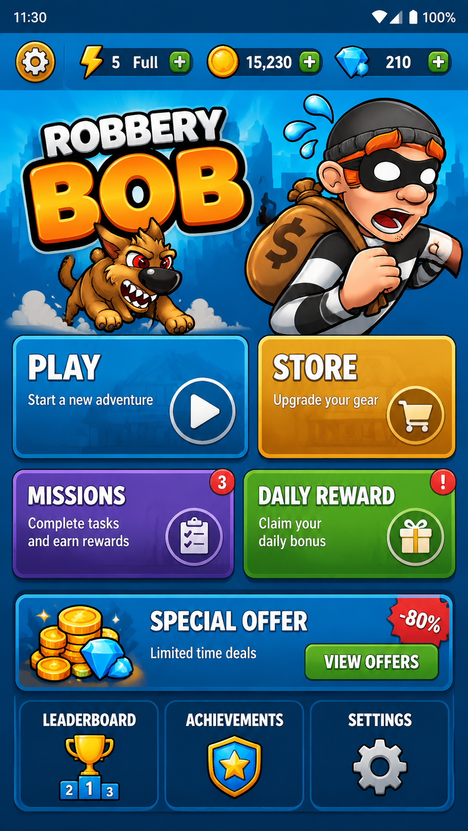 Game Robbery Bob screenshot 2