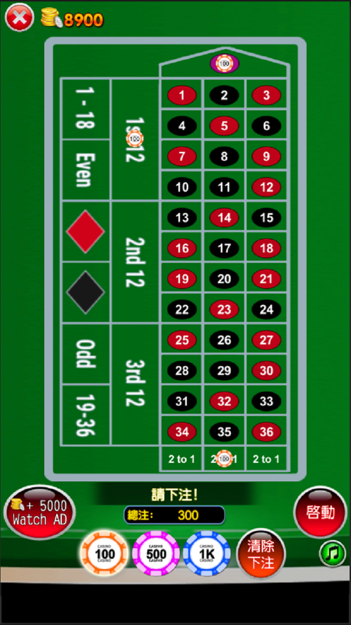 Roulette Casino Game Bar 777 screenshot 2