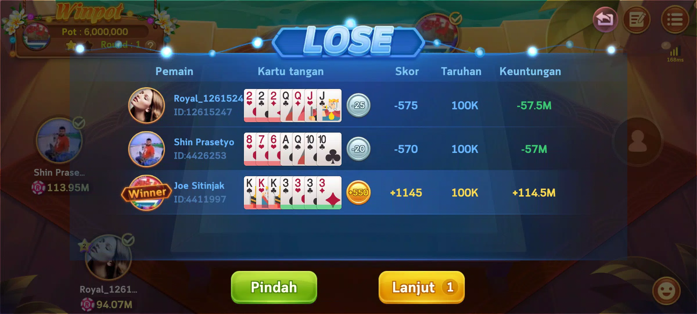Royal Dream Domino screenshot 2