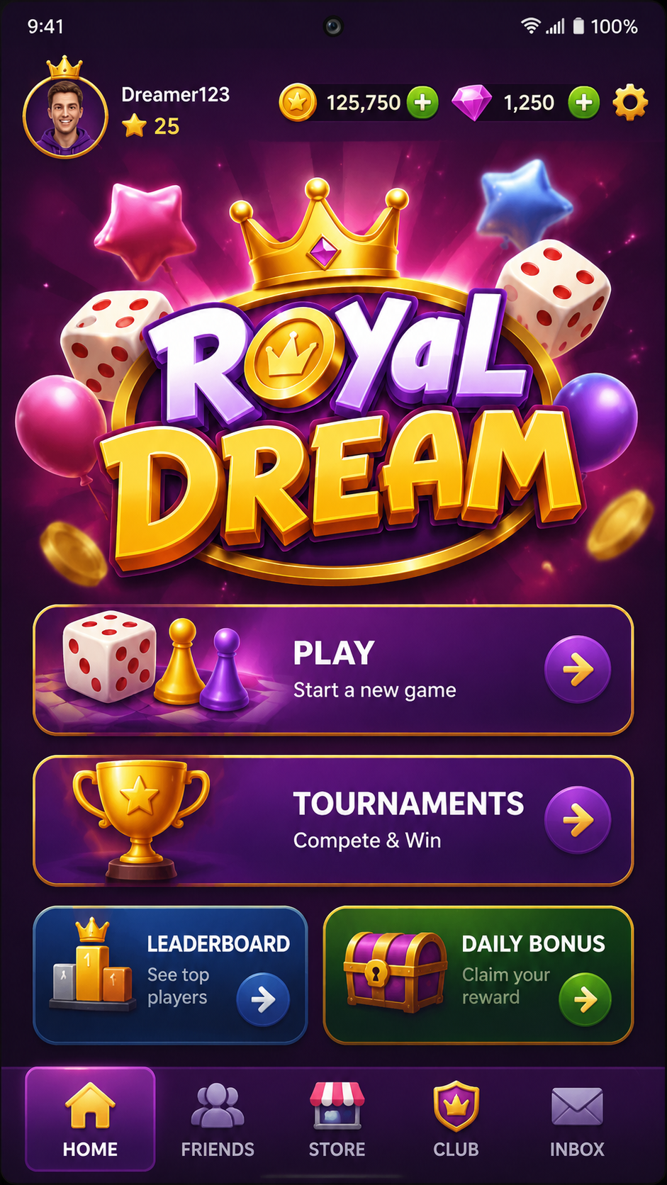 Royal Dream screenshot 1