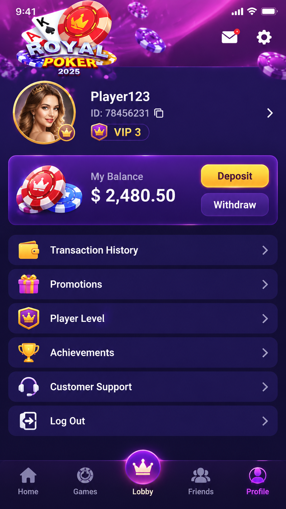 Royal Poker 2025 screenshot 3