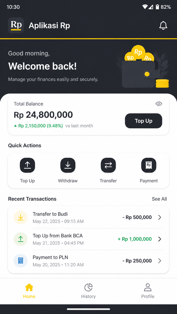 Aplikasi Rp screenshot 1