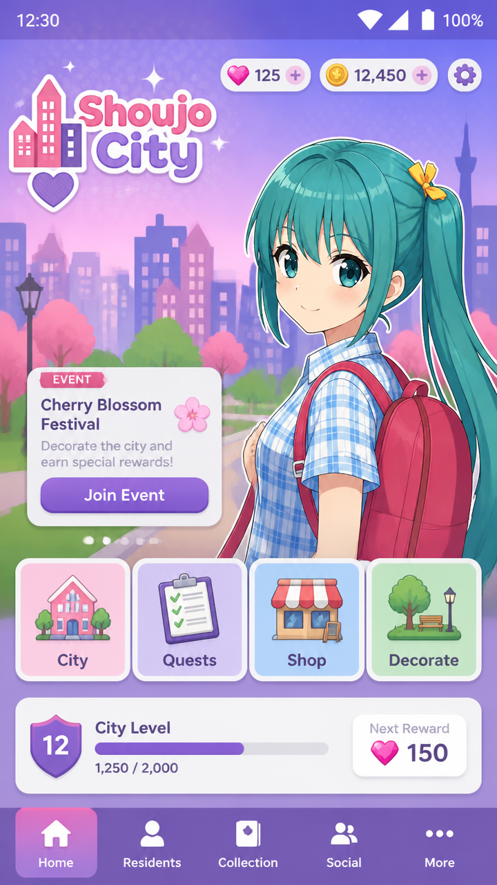 Shoujo City screenshot 1