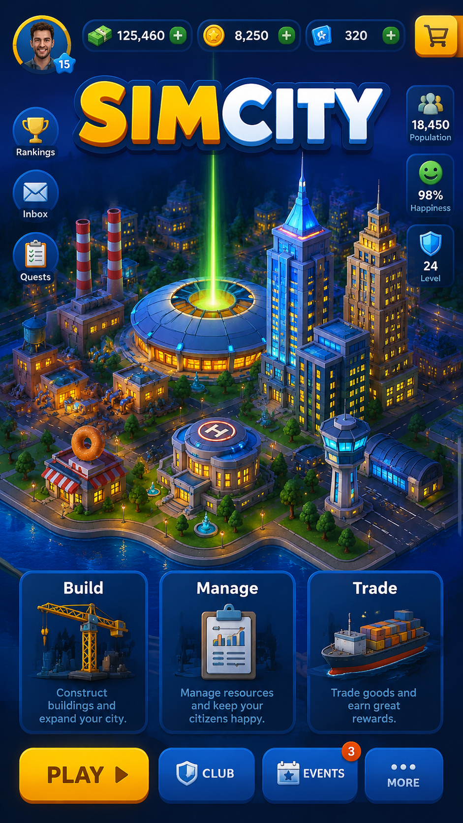 Tangkapan layar Simcity 2