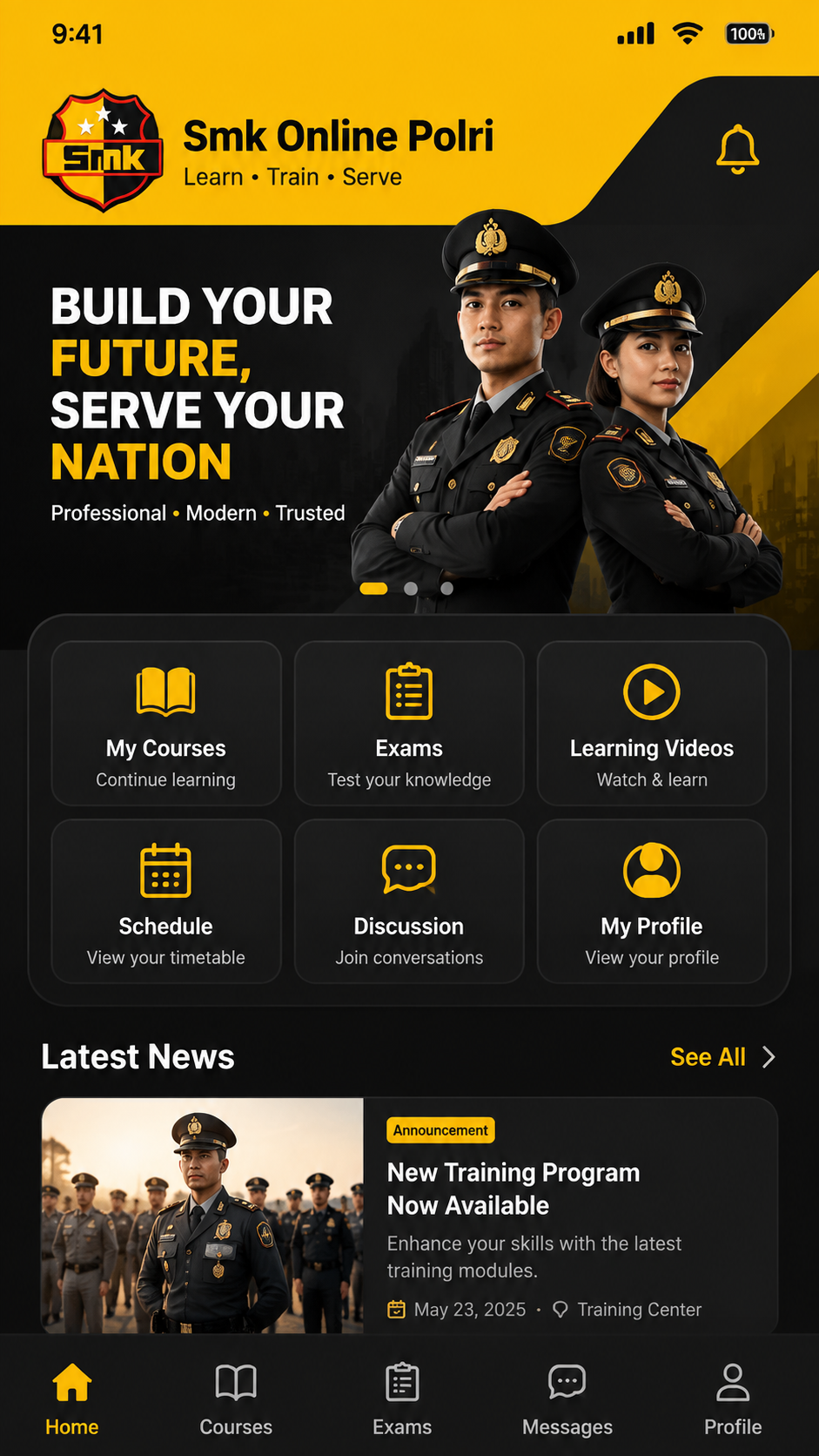 Smk Online Polri screenshot 1
