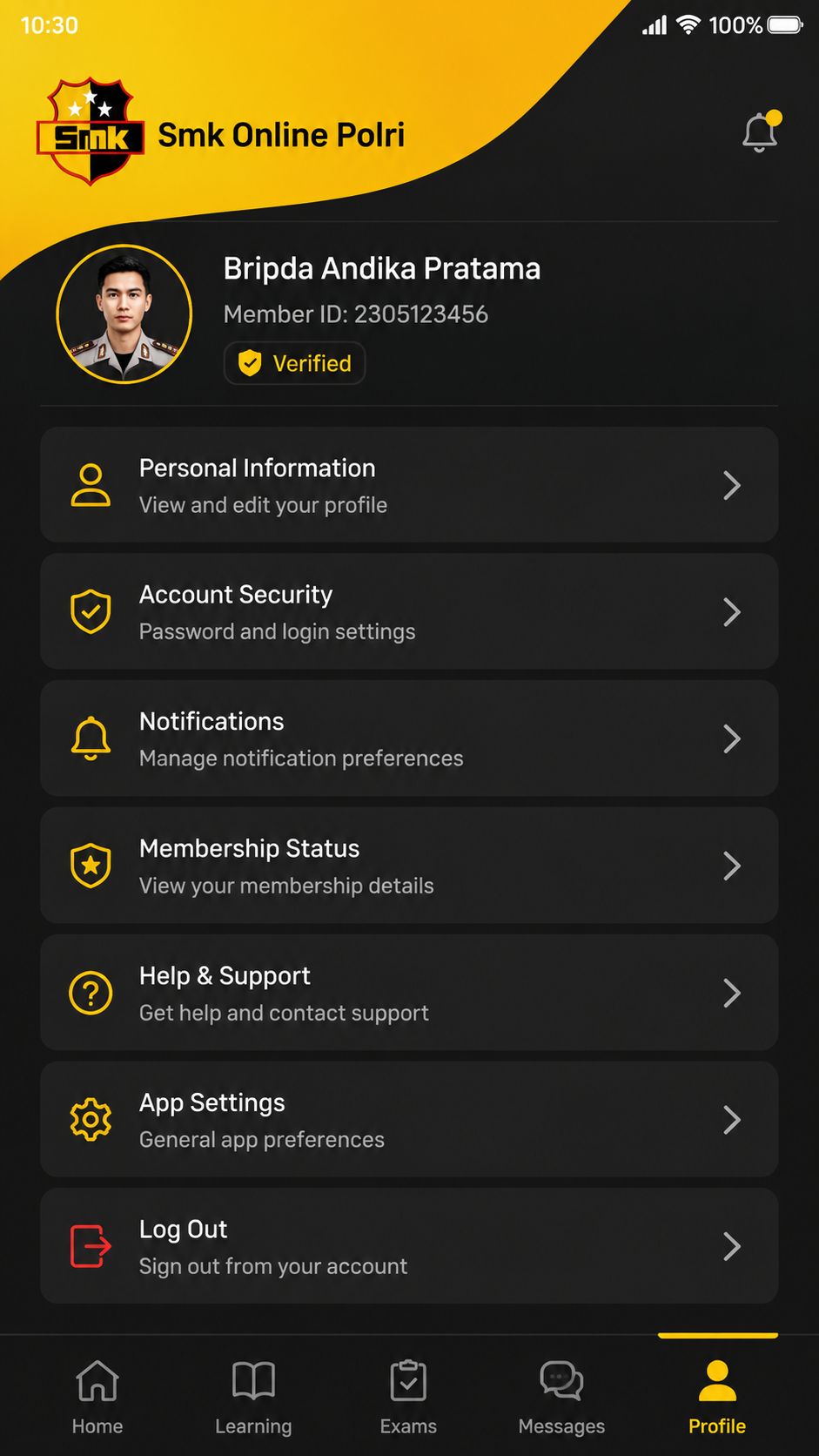Smk Online Polri screenshot 3