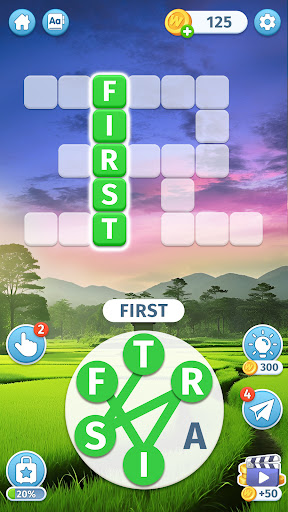 Sky Words: Relax Puzzle Games screenshot 1