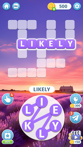 Sky Words: Relax Puzzle Games screenshot 5