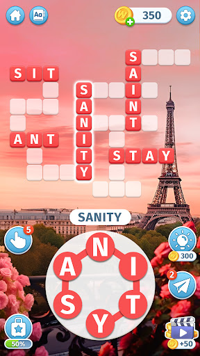 Sky Words: Relax Puzzle Games screenshot 3