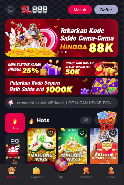 Tangkapan layar SL888 1
