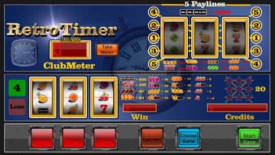 slot machine Retro Timer SE screenshot 2