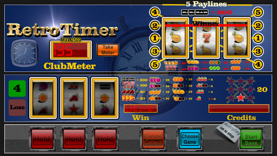 slot machine Retro Timer SE screenshot 1