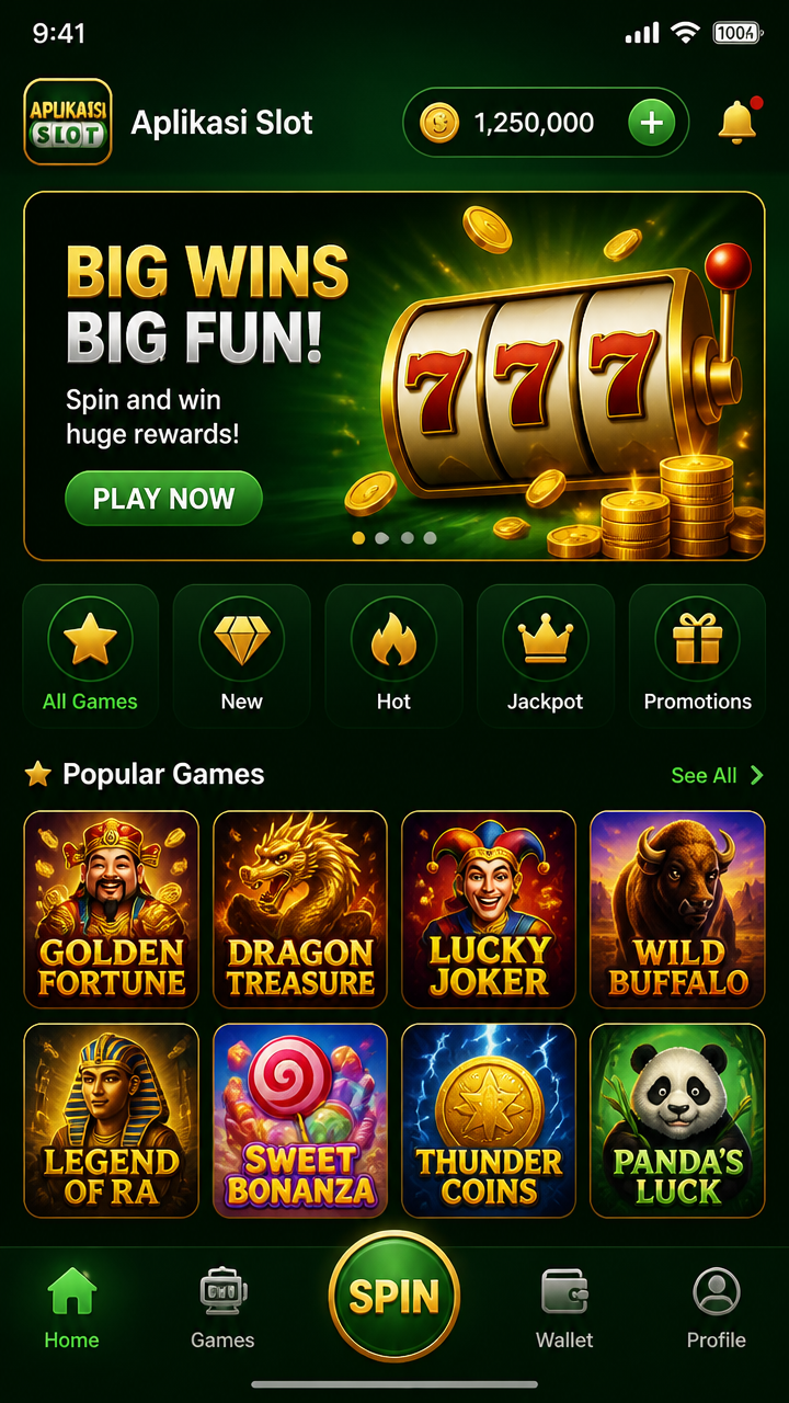 Aplikasi Slot screenshot 1