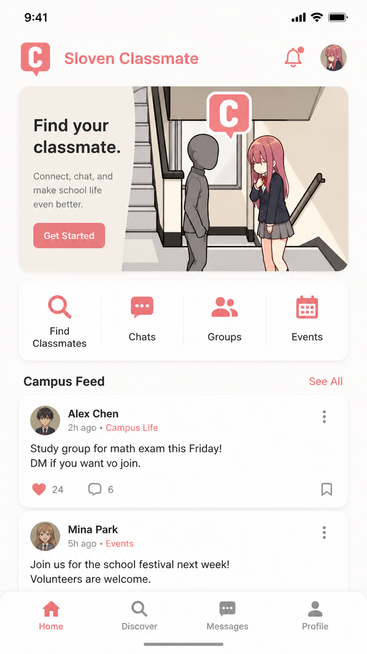 Sloven Classmate screenshot 1
