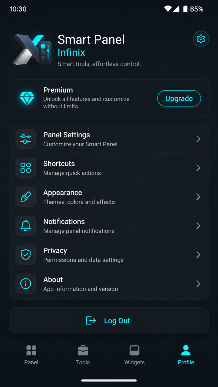 Smart Panel Infinix screenshot 3