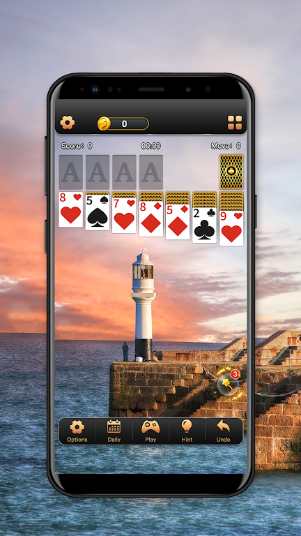 Solitaire Klondike World Trip Game screenshot 3