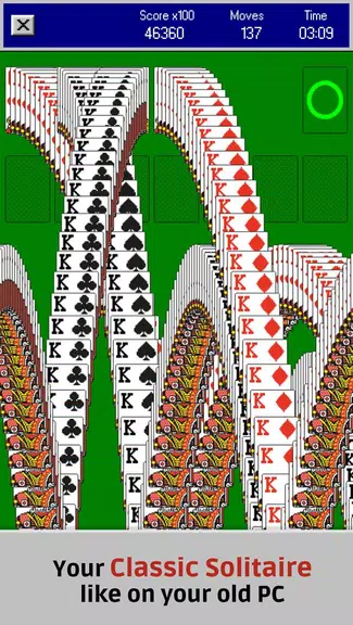 Tangkapan layar Solitaire Retro 2