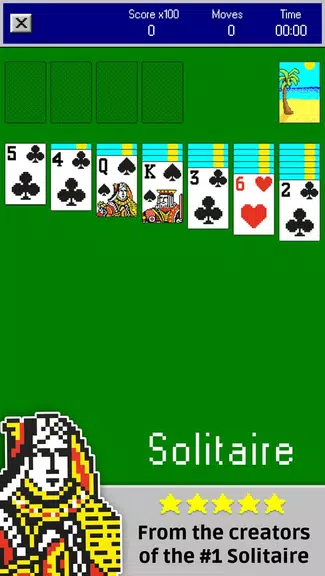 Tangkapan layar Solitaire Retro 1