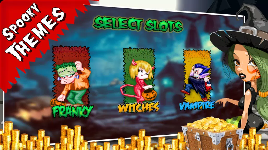 Spooky Halloween Slots Pokies screenshot 2
