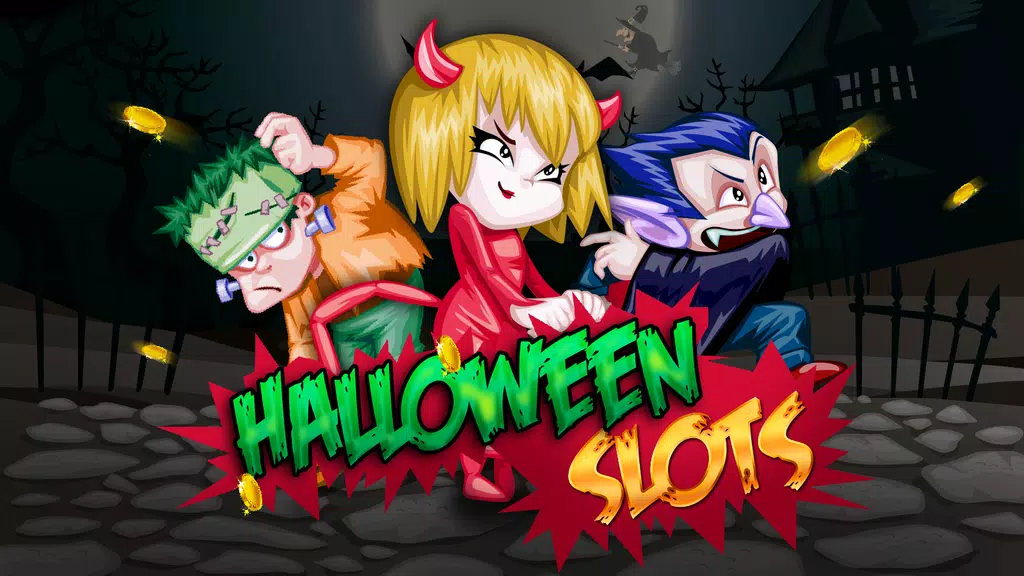 Spooky Halloween Slots Pokies screenshot 1