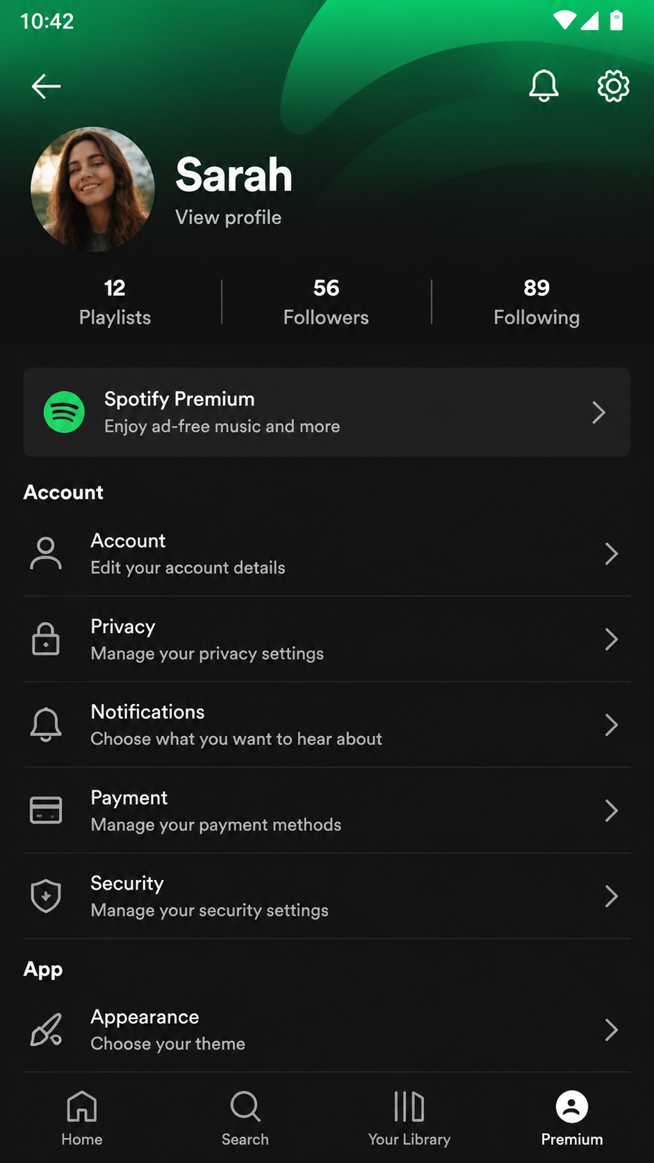 Spotify screenshot 3