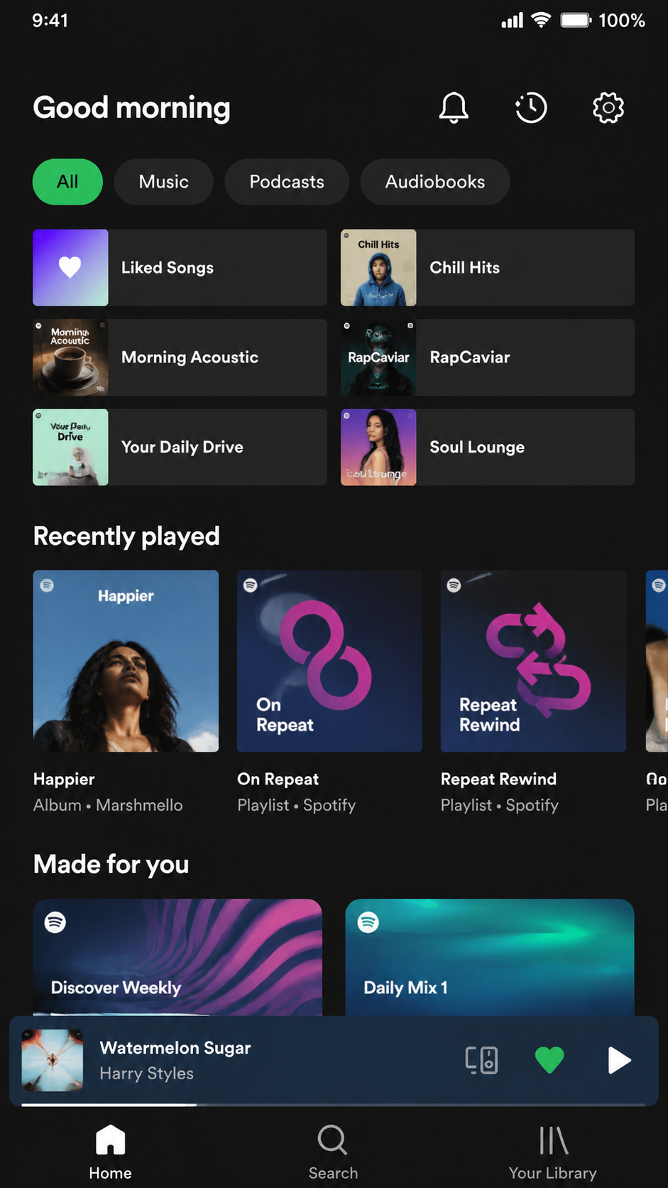 Spotify screenshot 1