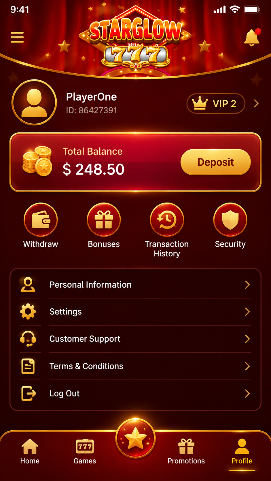 Starglow 777 screenshot 3