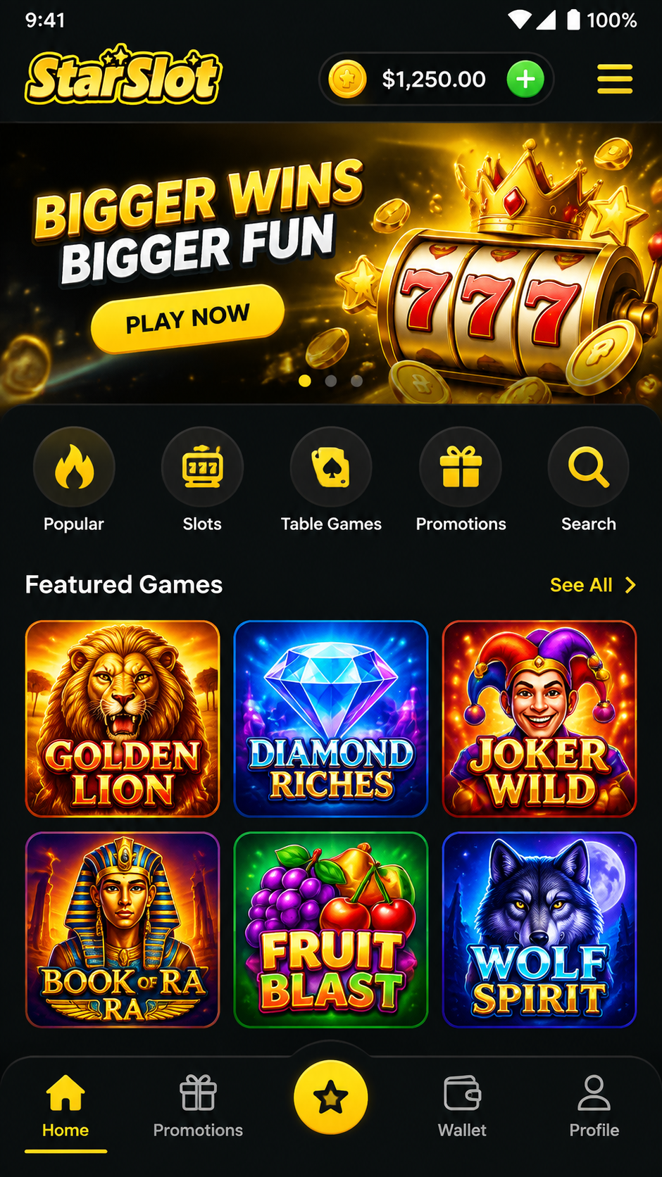 StarSlot screenshot 1