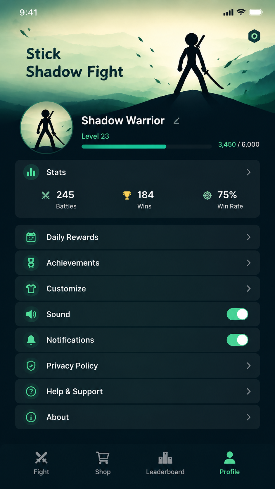 Stick Shadow Fight screenshot 3