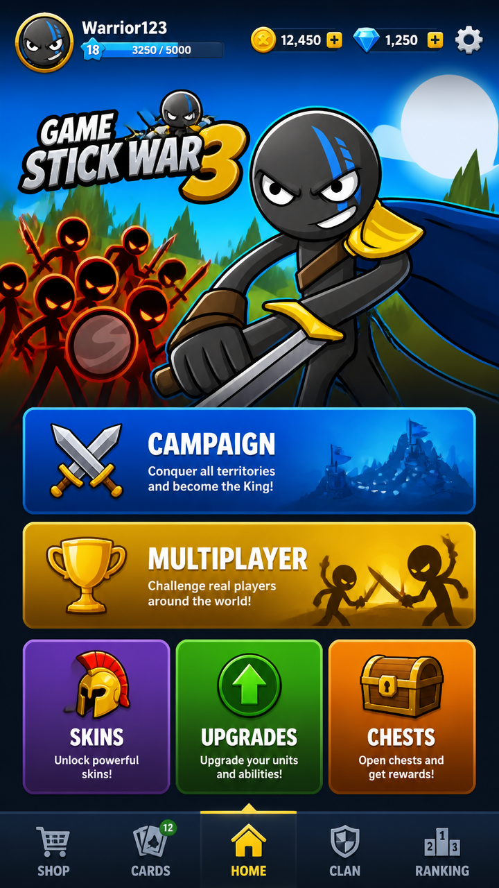 Game Stick War 3 screenshot 2
