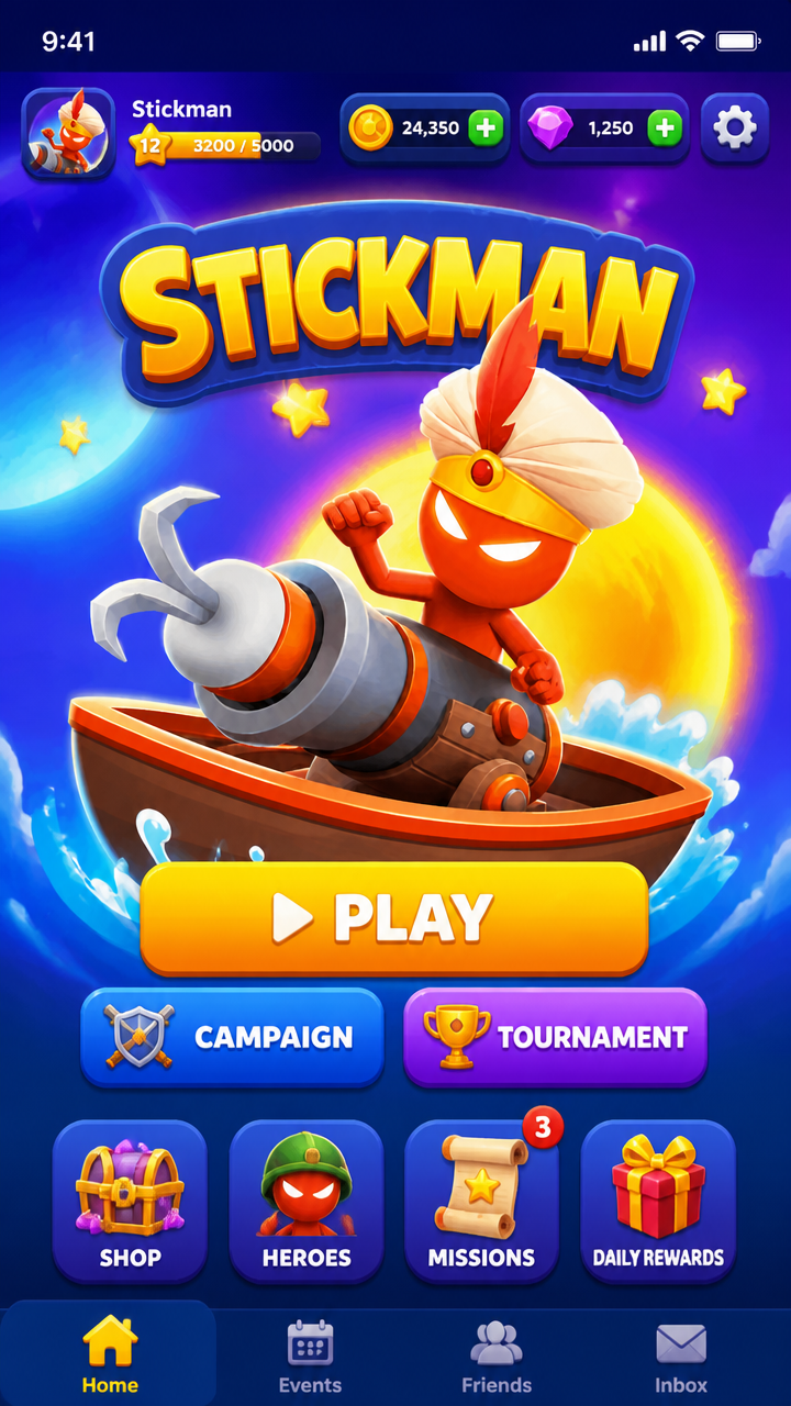 Stickman screenshot 1