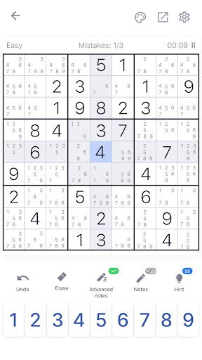 Tangkapan layar Sudoku - Classic Sudoku Puzzle 6