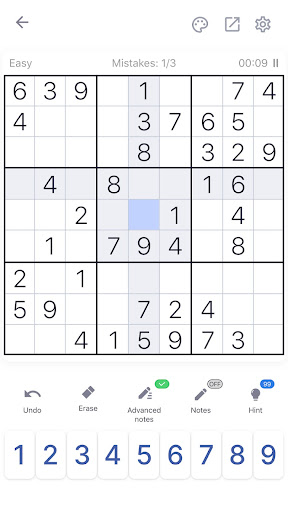 Tangkapan layar Sudoku - Classic Sudoku Puzzle 2