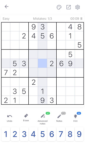 Tangkapan layar Sudoku - Classic Sudoku Puzzle 5