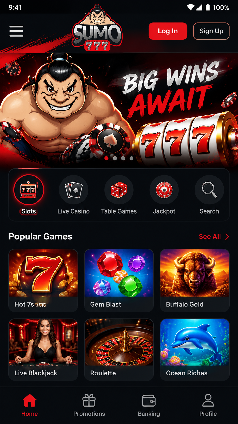 Sumo777 screenshot 1