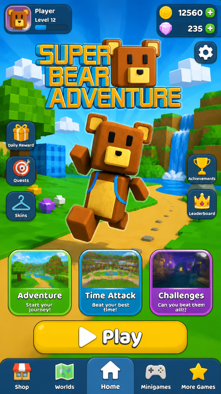Super Bear Adventure screenshot 2