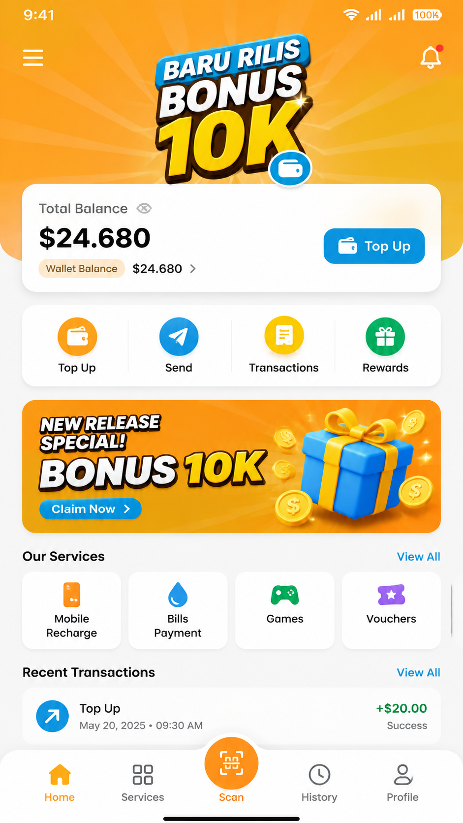 Baru Rilis Bonus 10K screenshot 1