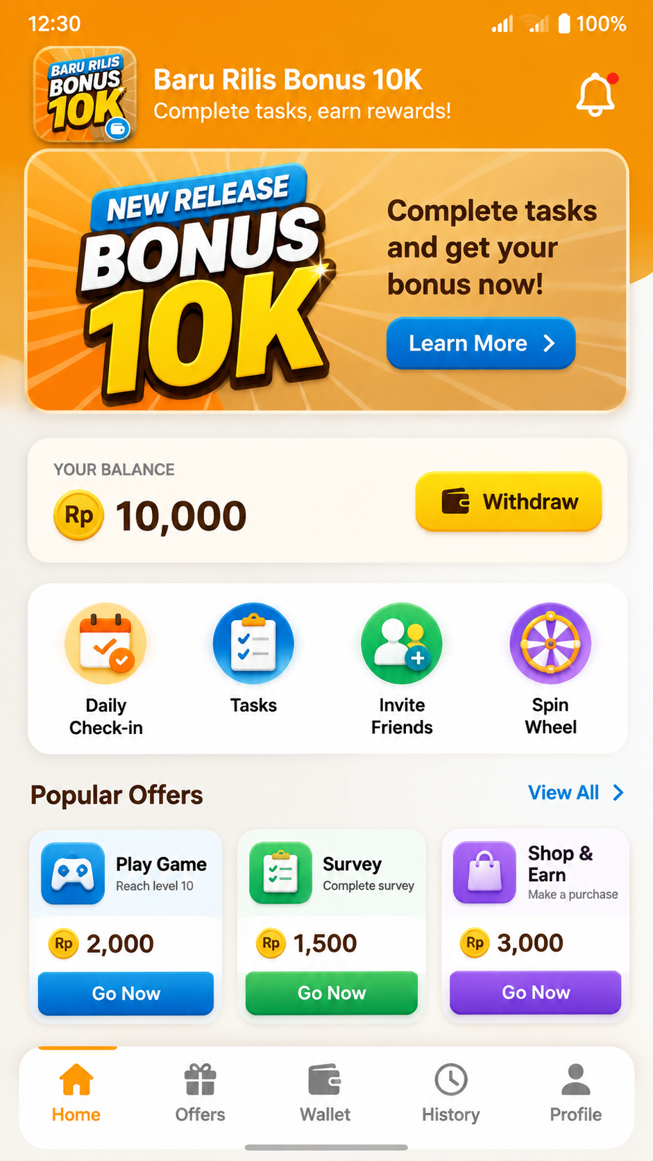 Baru Rilis Bonus 10K screenshot 2