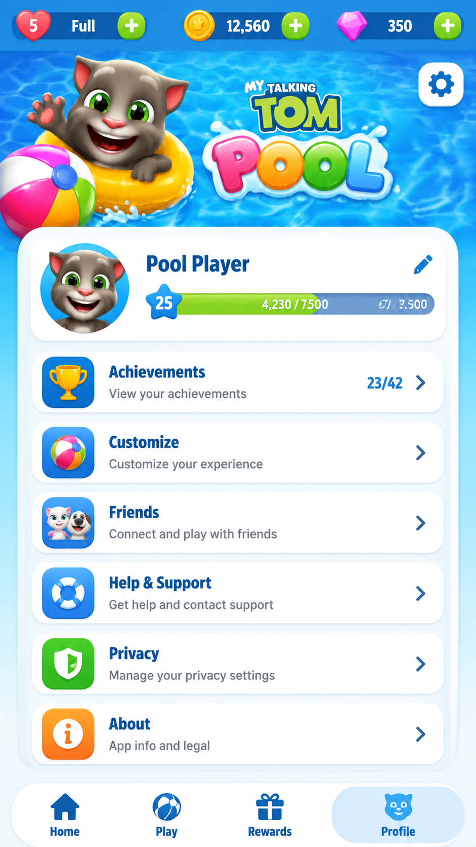 My Talking Tom Pool screenshot 3