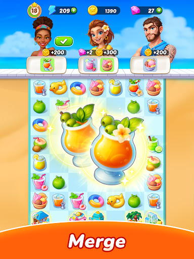 Tangkapan layar Tasty Travels: Merge Game 10