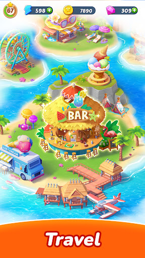Tangkapan layar Tasty Travels: Merge Game 5
