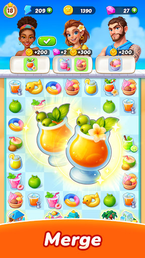 Tangkapan layar Tasty Travels: Merge Game 2
