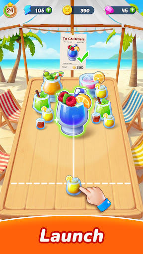 Tangkapan layar Tasty Travels: Merge Game 1