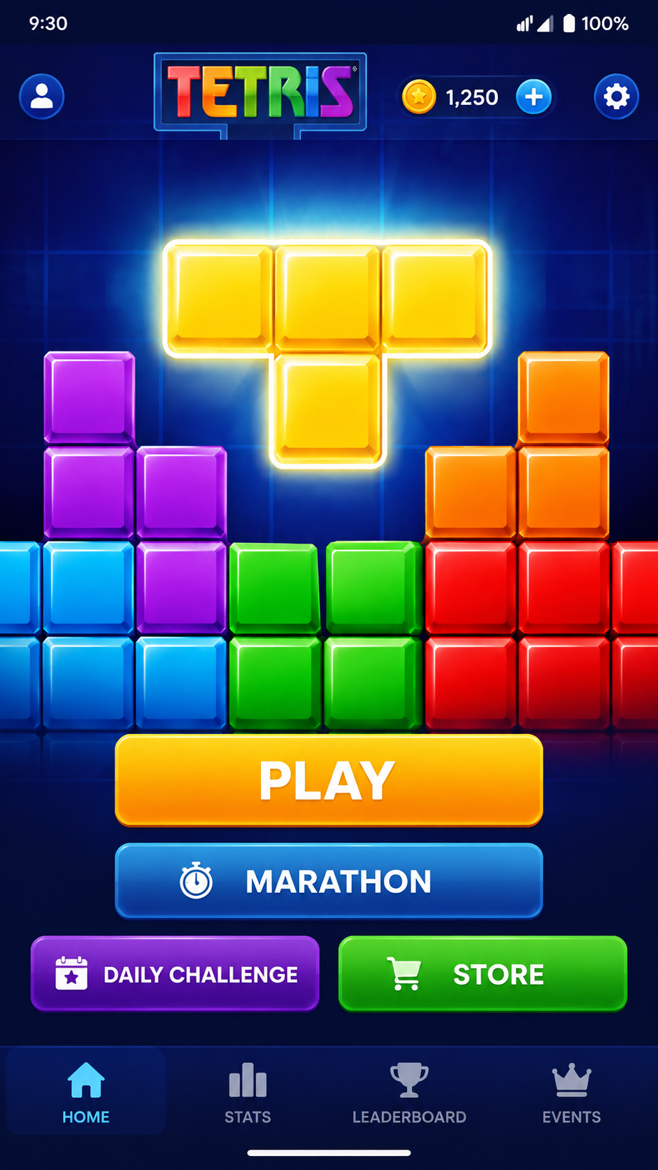 Tetris screenshot 1