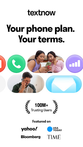 TextNow: Call + Text Unlimited screenshot 1
